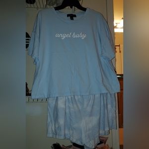Plus Size Angel Baby PJ Set